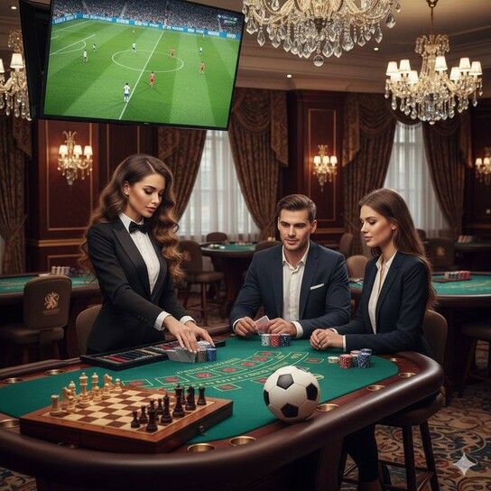 Luxury Casino Lobby